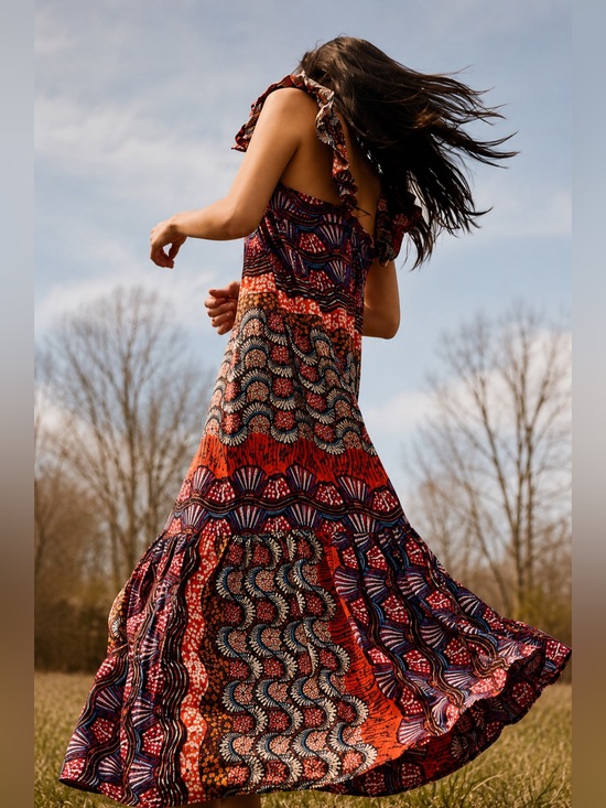 Anthropologie Dresses & Skirts - Corey Lynn Calter Doriane Maxi Dress Medium Anthropologie Tiered Boho Festival